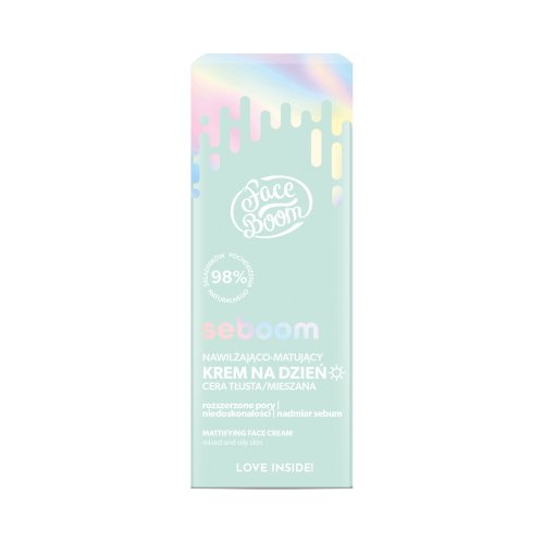 Day Face Cream moisturizing & mattifying FACEBOOM Seboom 50ml