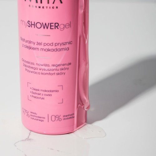 mySHOWERgel Natural Shower gel with macadamia oil 190ml MIYA
